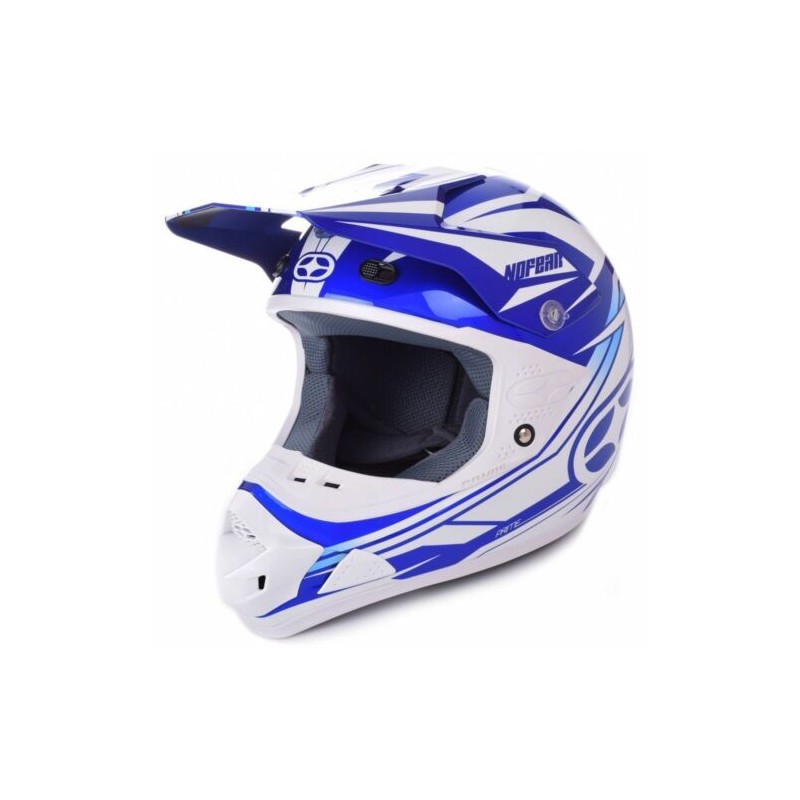 casco Nofear Prime blu XL