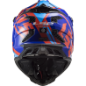 casco LS2 MX700 GAMMAX RED BLUE M