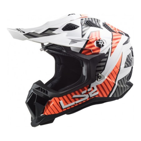 casco LS2 MX700 SUBVERTER ASTRO ORANGE L