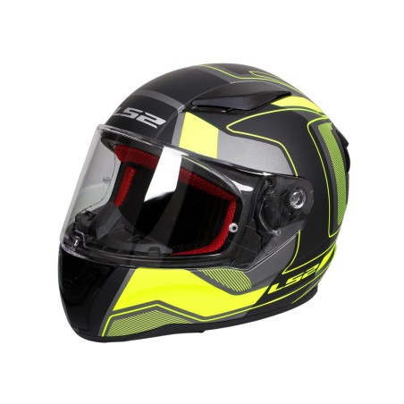 casco Ls2 FF353 Rapid Carrera giallo fluo Hi-Vis