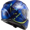 casco Ls2 FF320 Stream Evo TACHO Blu Giallo Fluo