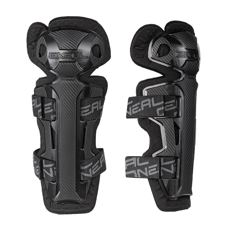 ginocchiere O'NEAL PRO II RL CARBON LOOK KNEE CUPS BLACK